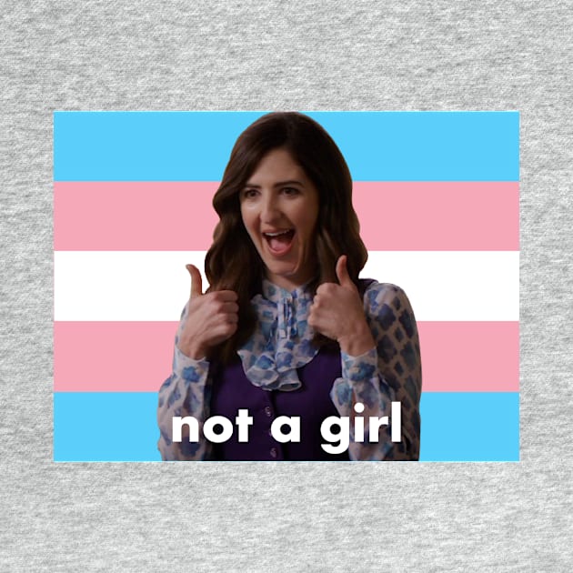 Trans Janet “Not a Girl” (The Good Place) by bunky